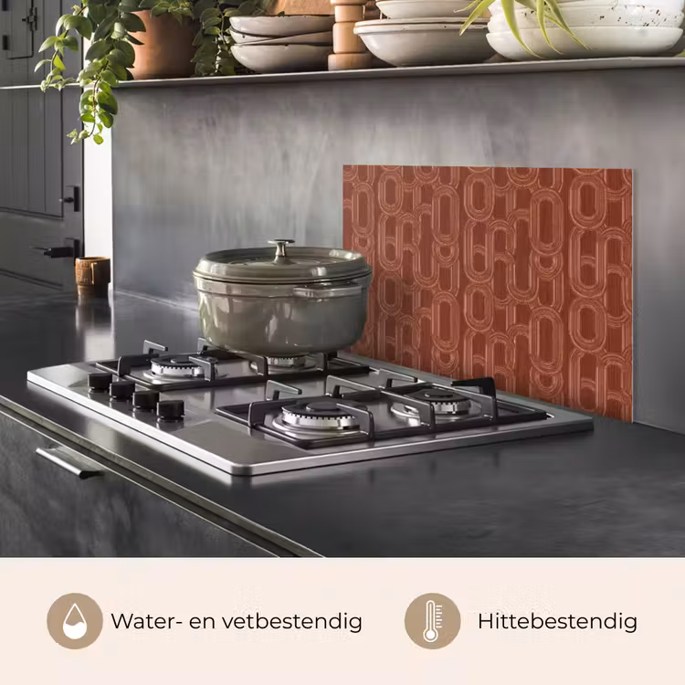 Abstract - Textuur - Bruin keuken achterwand spatscherm klein 900 -usp_NL