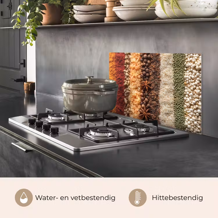 Banen - Verticaal - Kruiden - Variatie keuken achterwand spatscherm klein -usp_NL