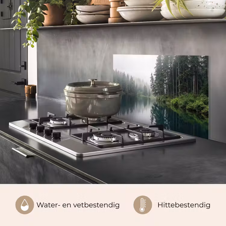 Bergen - Meer - Bos keuken achterwand spatscherm klein -usp_NL