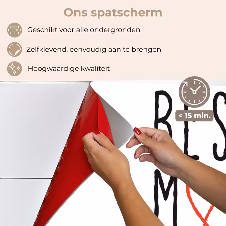 Best mom ever - Spreuken - Mama - Quotes keuken achterwand spatscherm klein -spatscherm_NL