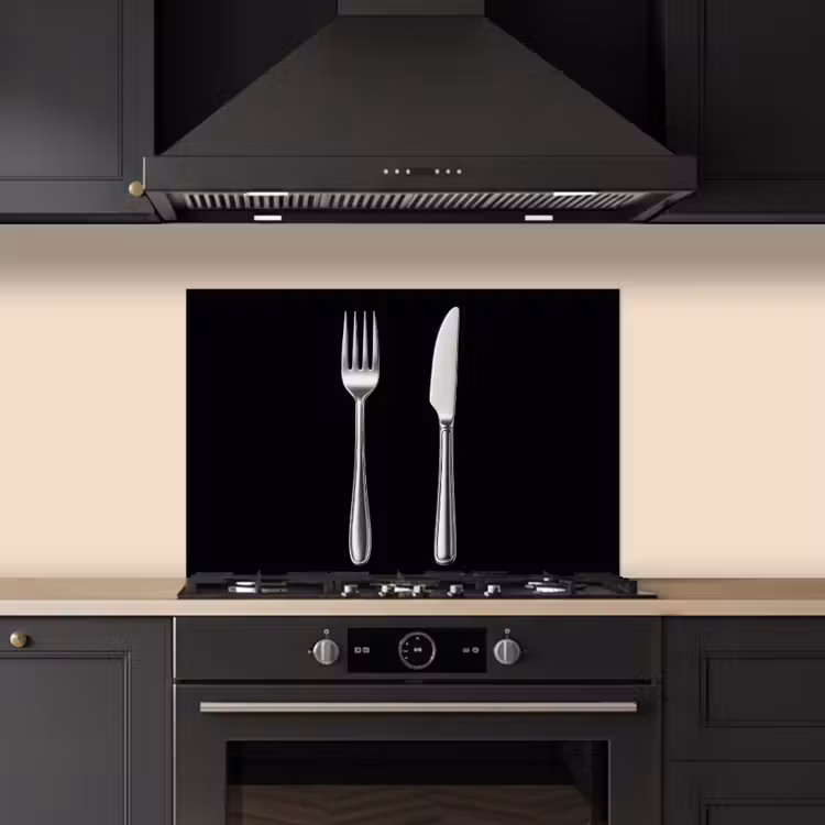 Bestek - Klassiek - Elegant keuken achterwand spatscherm klein -sfeer1