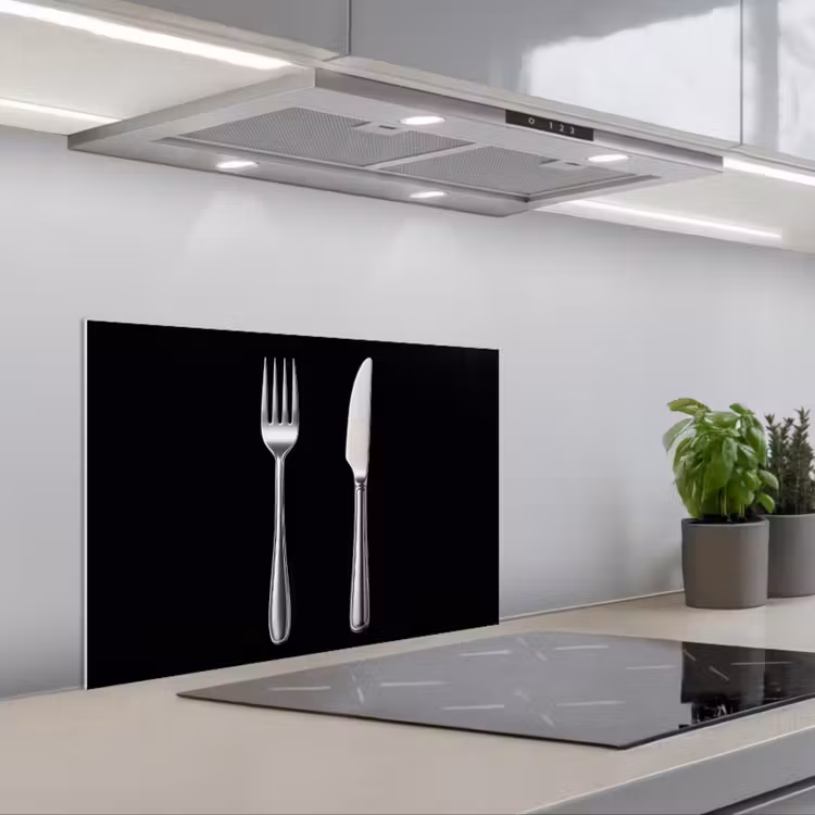Bestek - Klassiek - Elegant keuken achterwand spatscherm klein -3d_schuin