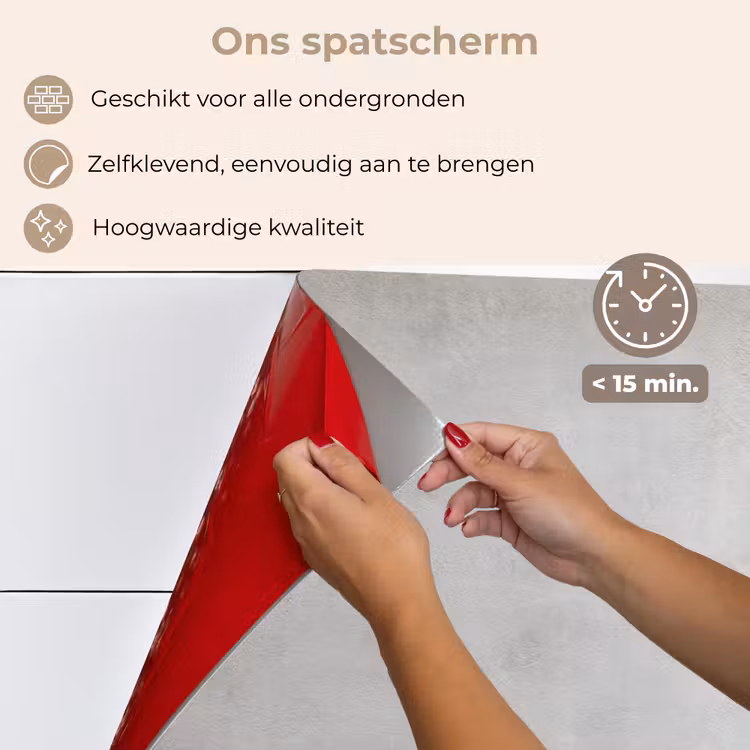 Beton - Grijs - Cement - Industrieel - Structuur keuken achterwand spatscherm klein -spatscherm_NL