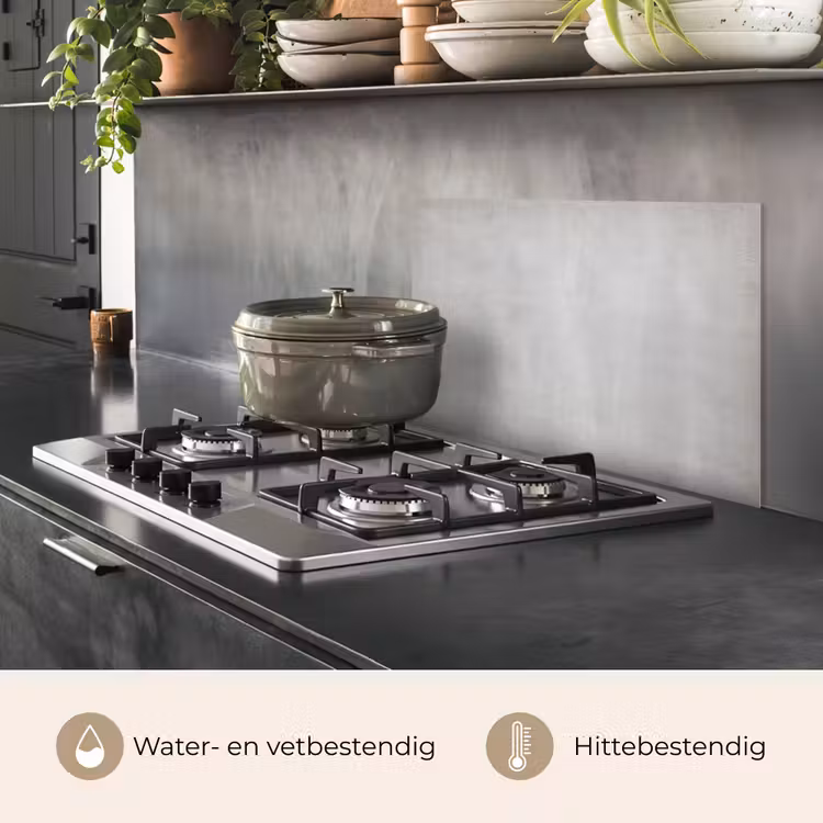 Beton - Grijs - Cement - Industrieel - Structuur keuken achterwand spatscherm klein -usp_NL
