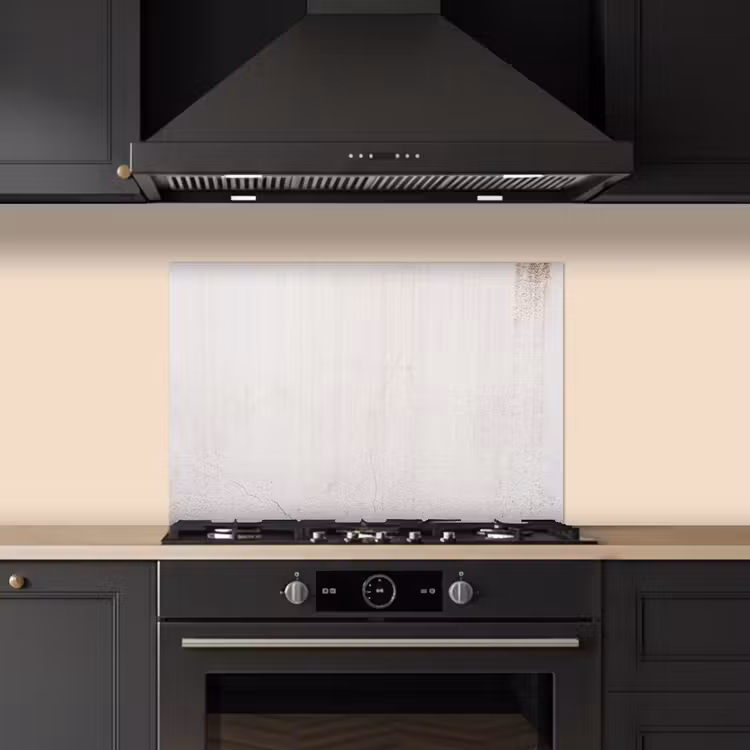 Beton - Muur - Wit keuken achterwand spatscherm klein -sfeer1
