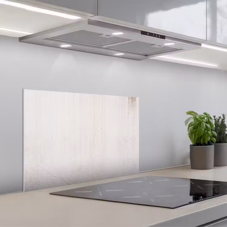 Beton - Muur - Wit keuken achterwand spatscherm klein -3d_schuin