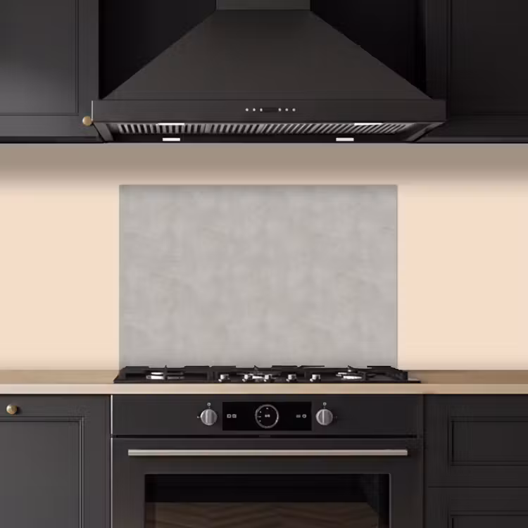 Beton - Patroon - Abstract keuken achterwand spatscherm klein 900 -sfeer1