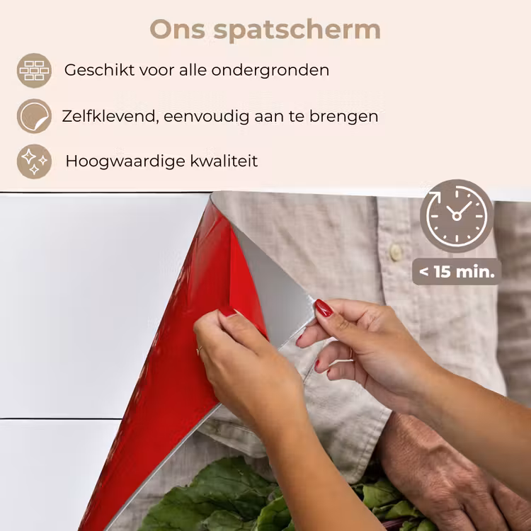 Bieten - Vers - Moestuin keuken achterwand spatscherm klein -spatscherm_NL