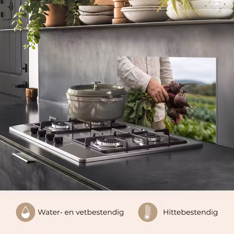 Bieten - Vers - Moestuin keuken achterwand spatscherm klein -usp_NL