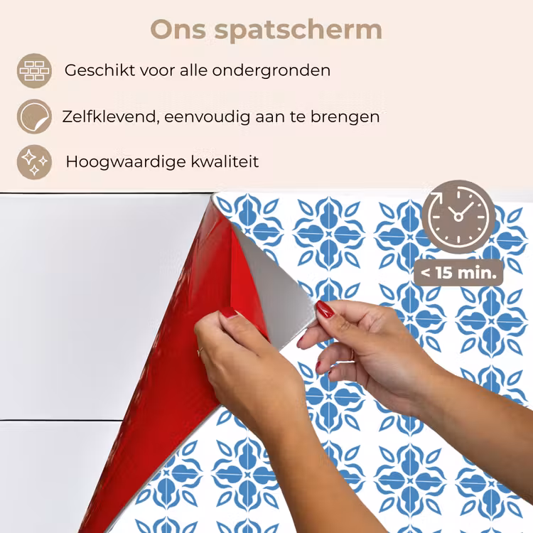 Zee - Sfeer - Blauw - Wit keuken achterwand spatscherm klein 900 -spatscherm_NL