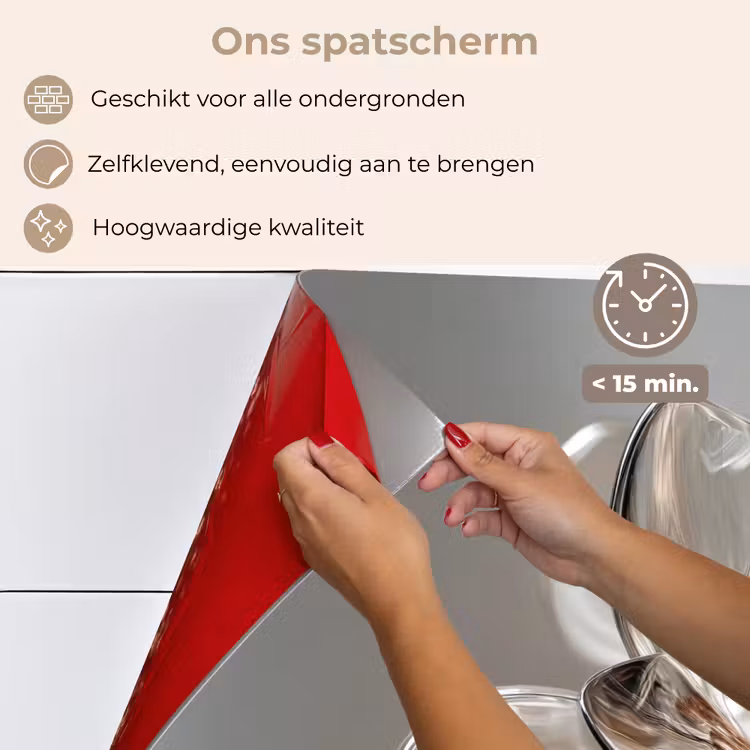 Bloem - Glazen - Doorzichtig keuken achterwand spatscherm klein -spatscherm_NL