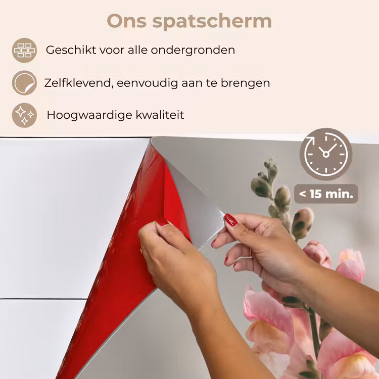 Bloem - Leeuwenbek - Roze - Stengel keuken achterwand spatscherm klein -spatscherm_NL