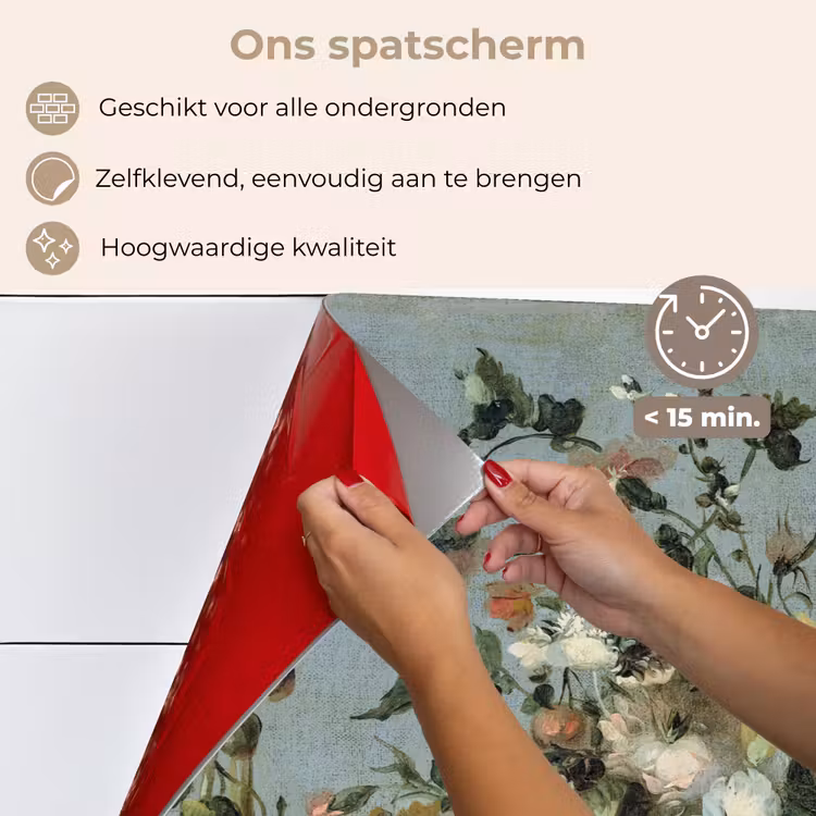 Bloemen - Oude Meesters - Olieverf keuken achterwand spatscherm klein -spatscherm_NL