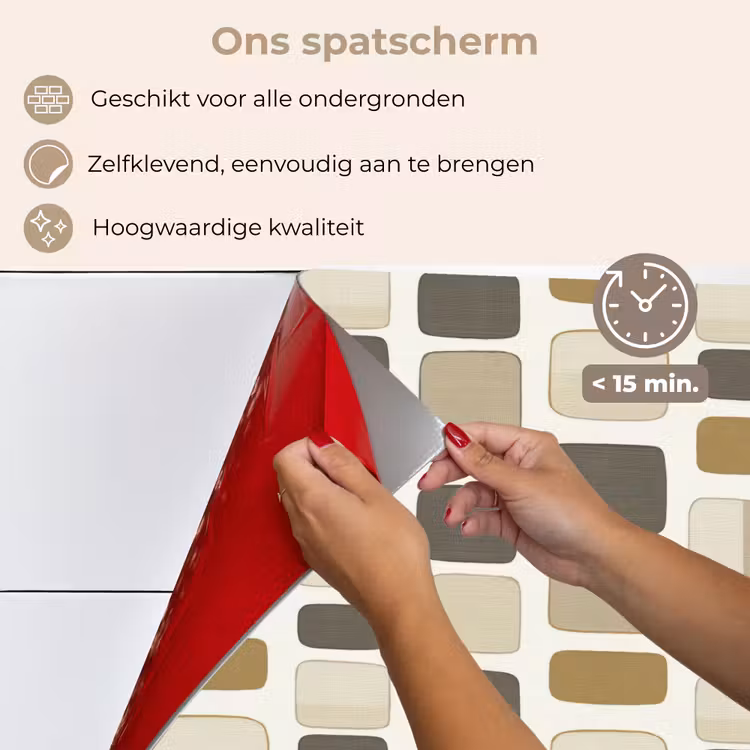 Blokken - Vintage - Grijs keuken achterwand spatscherm klein 900 -spatscherm_NL