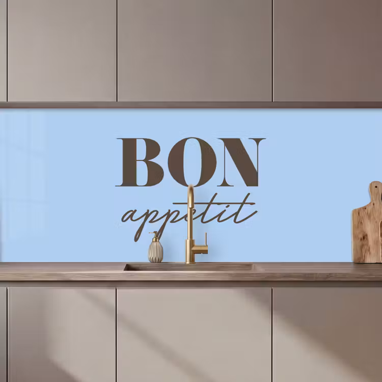 Keuken achterwand - Bon appetit