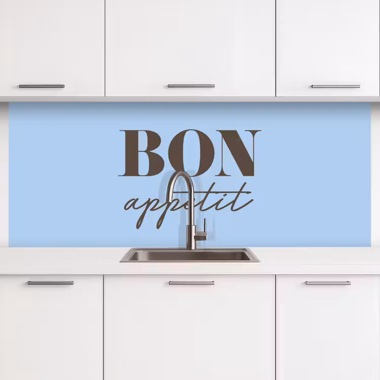 Bon appetit keuken achterwand 2 middel -3d