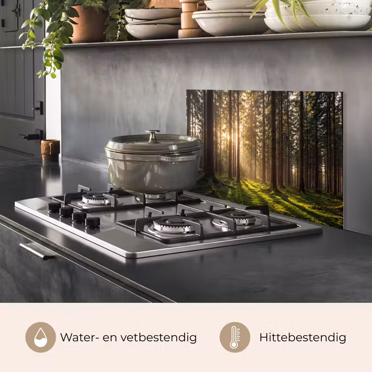 Bos - Gras - Zonlicht keuken achterwand spatscherm klein -usp_NL
