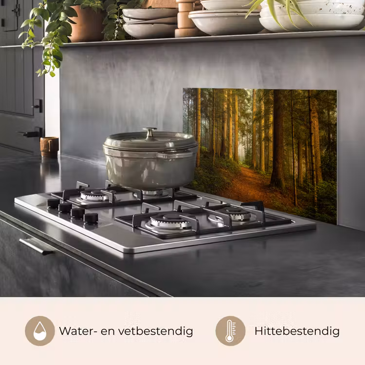 Bos - Natuur - Bomen - Landschap - Bladeren keuken achterwand spatscherm klein -usp_NL