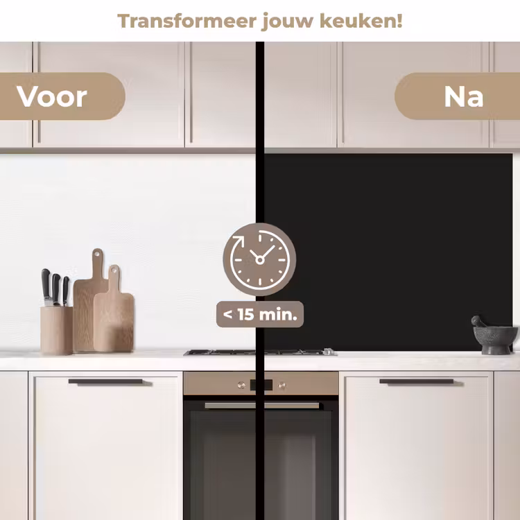 But First Coffee keuken achterwand 2 middel -voor-na2_NL