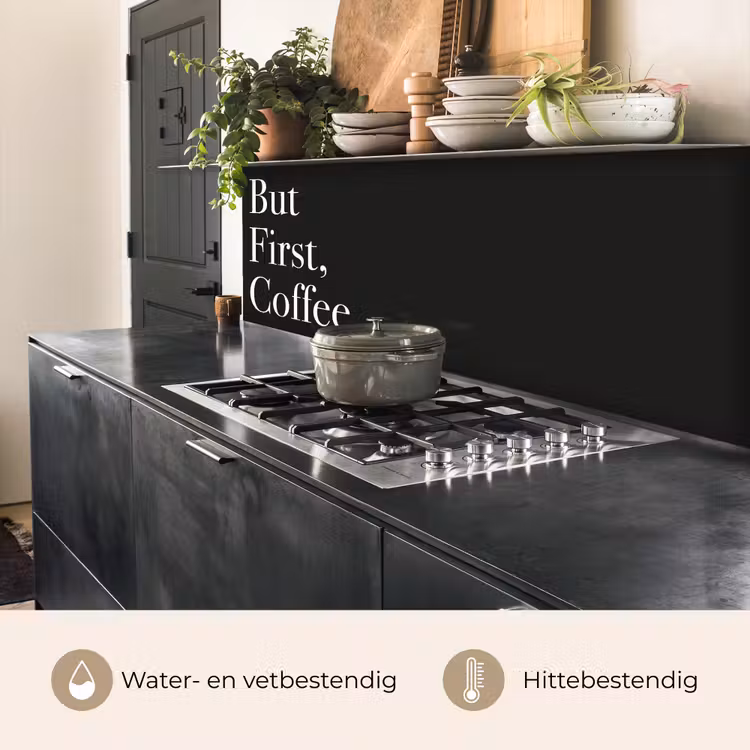 But First Coffee keuken achterwand 2 middel -usp_NL