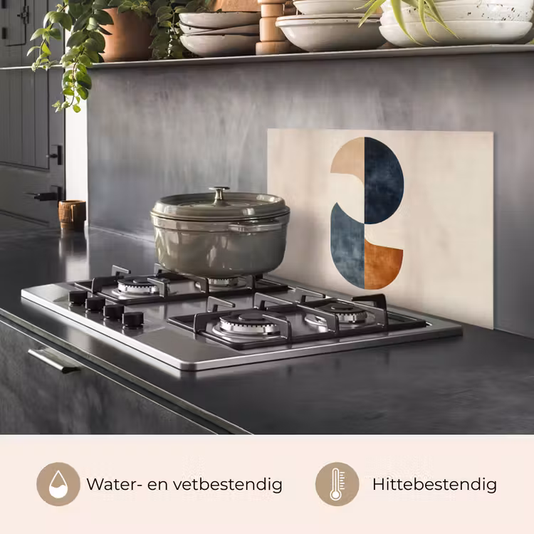 Cirkels - Abstract - Kleurrijk keuken achterwand spatscherm klein -usp_NL