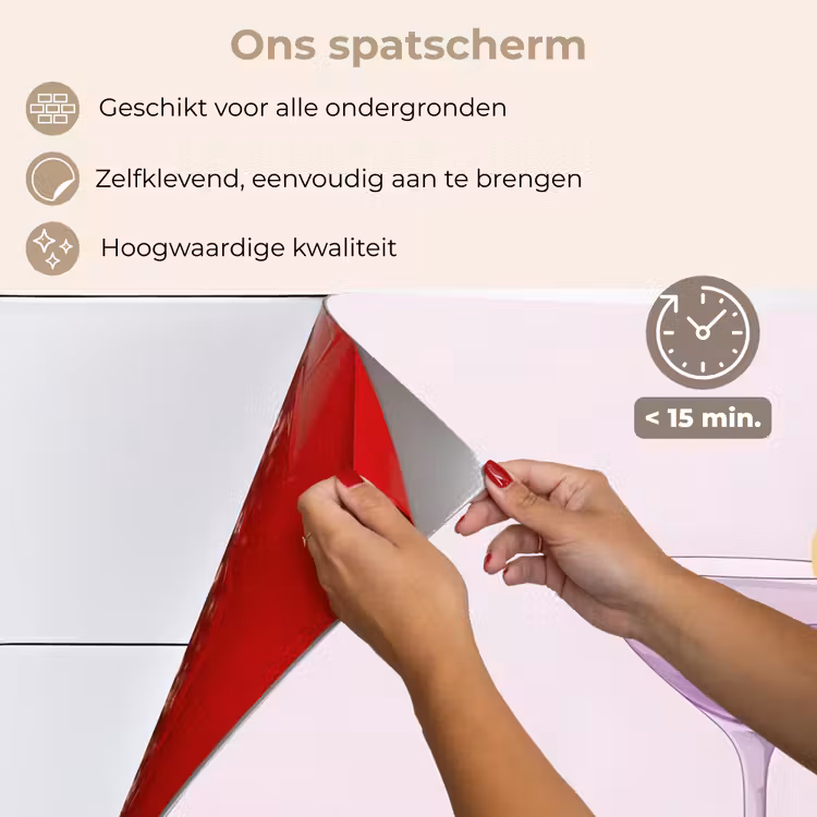 Cocktail - Paars - Minimalistisch - Citroen keuken achterwand spatscherm klein -spatscherm_NL