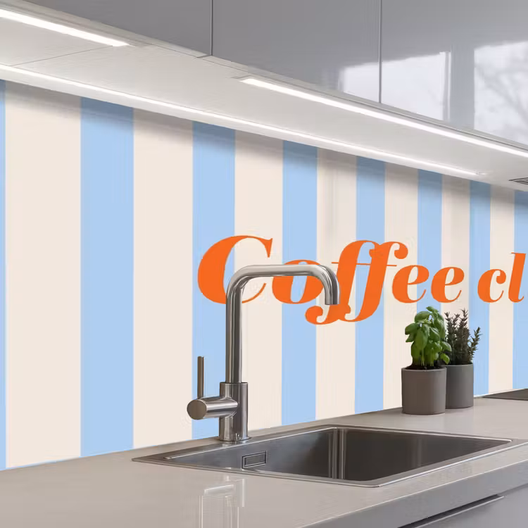Coffee-club keuken achterwand 2 middel -3d_schuin
