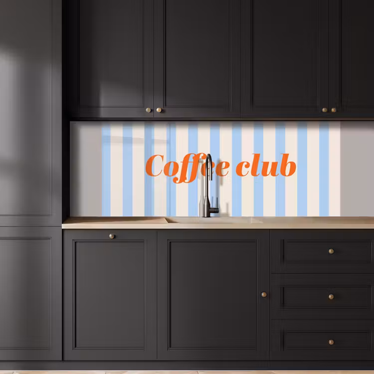 Coffee-club keuken achterwand 2 middel -sfeer1