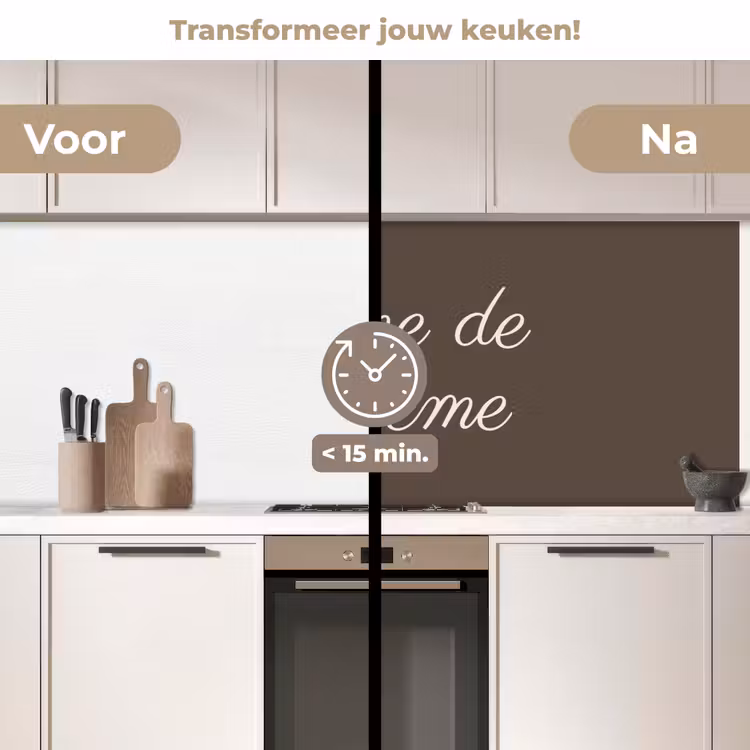 Creme de la creme keuken achterwand 2 middel -voor-na2_NL