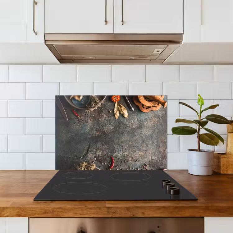 Culinaire Kunstenaarspalet keuken achterwand spatscherm klein -sfeer2