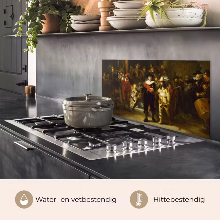 De Nachtwacht - Rembrandt van Rijn keuken achterwand spatscherm middel -usp_NL