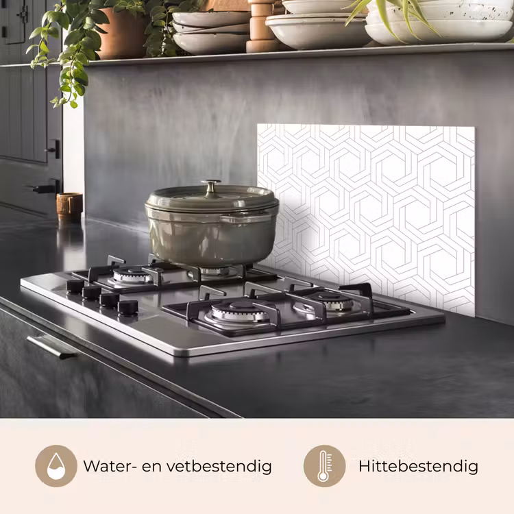 Design - Geometrie - Patronen - Abstract keuken achterwand spatscherm klein 900 -usp_NL