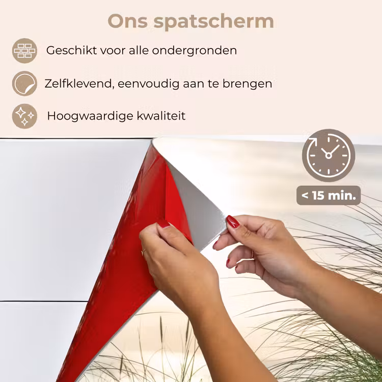Duin - Waddeneilanden - Water keuken achterwand spatscherm klein -spatscherm_NL
