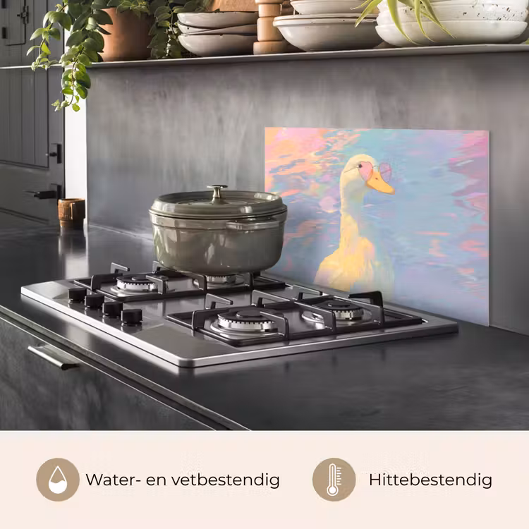 Eend - Zonnebril - Water keuken achterwand spatscherm klein -usp_NL