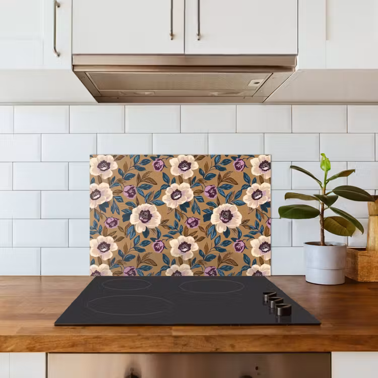 Floraal - Stilleven - Kleurrijk keuken achterwand spatscherm klein 900 -sfeer2