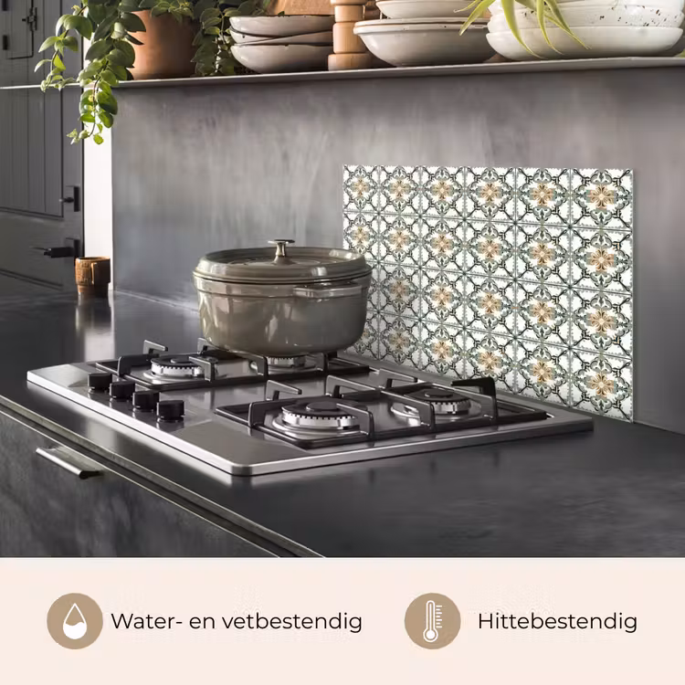 Floraal - Verweerd - Keurrijk keuken achterwand spatscherm klein 900 -usp_NL