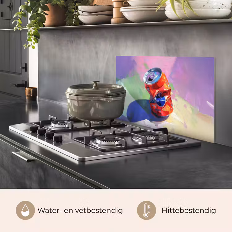 Frisdrank - Blik - Paars keuken achterwand spatscherm klein -usp_NL