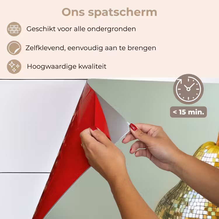 Fruit - Disco - Art - Glitter keuken achterwand spatscherm klein -spatscherm_NL