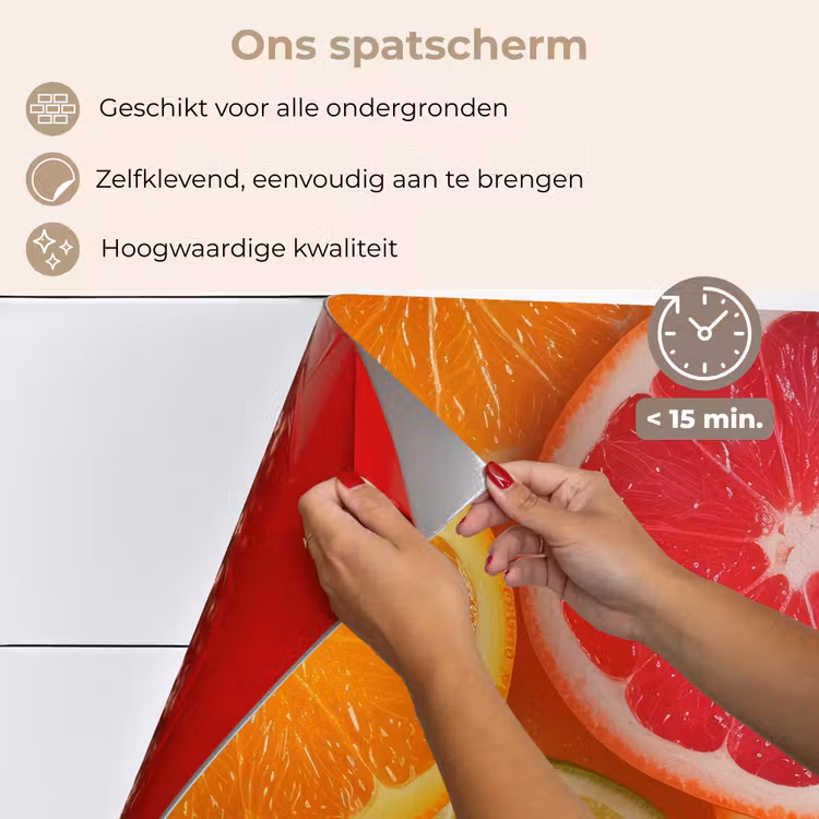 Fruit - Kleurrijk - Close up keuken achterwand spatscherm klein -spatscherm_NL