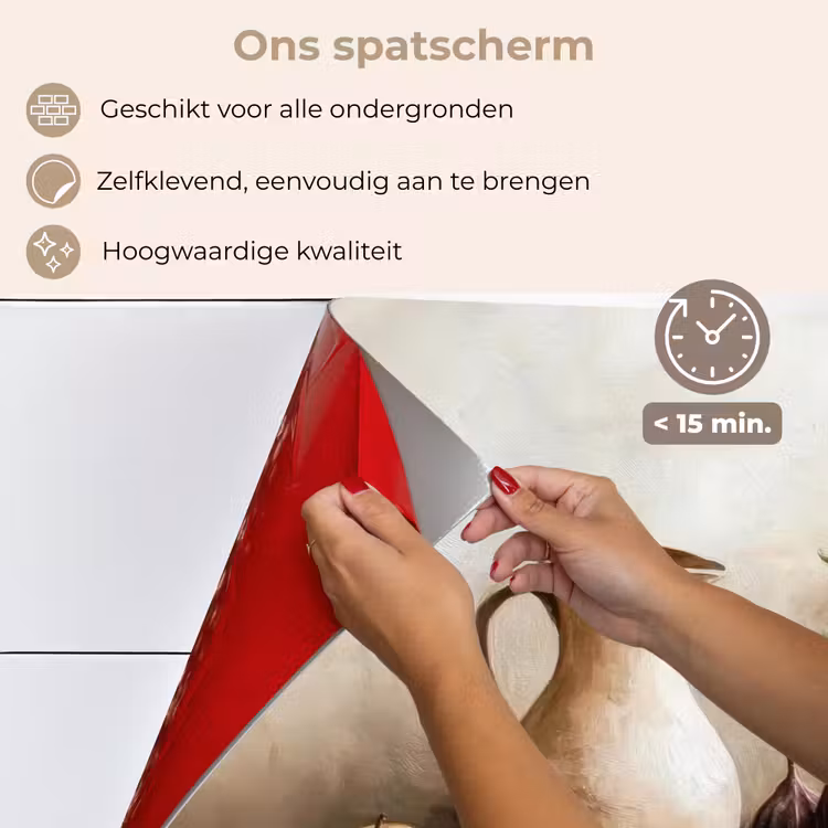 Fruit - Kruiden - Landelijk keuken achterwand spatscherm klein -spatscherm_NL