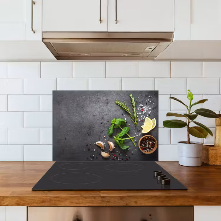 Gastronomisch Stilleven keuken achterwand spatscherm klein -sfeer2