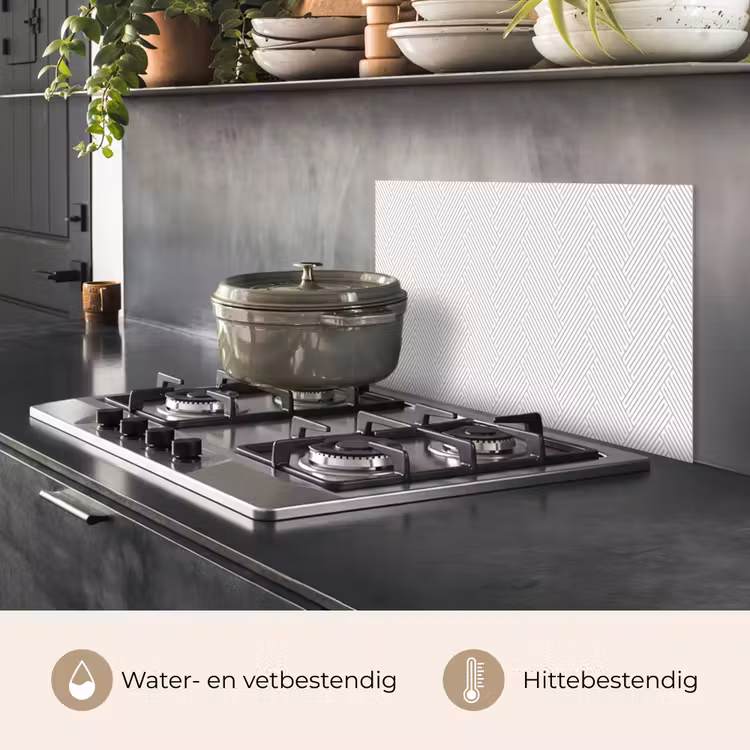 Grafisch - Patroon - Modern keuken achterwand spatscherm klein 900 -usp_NL
