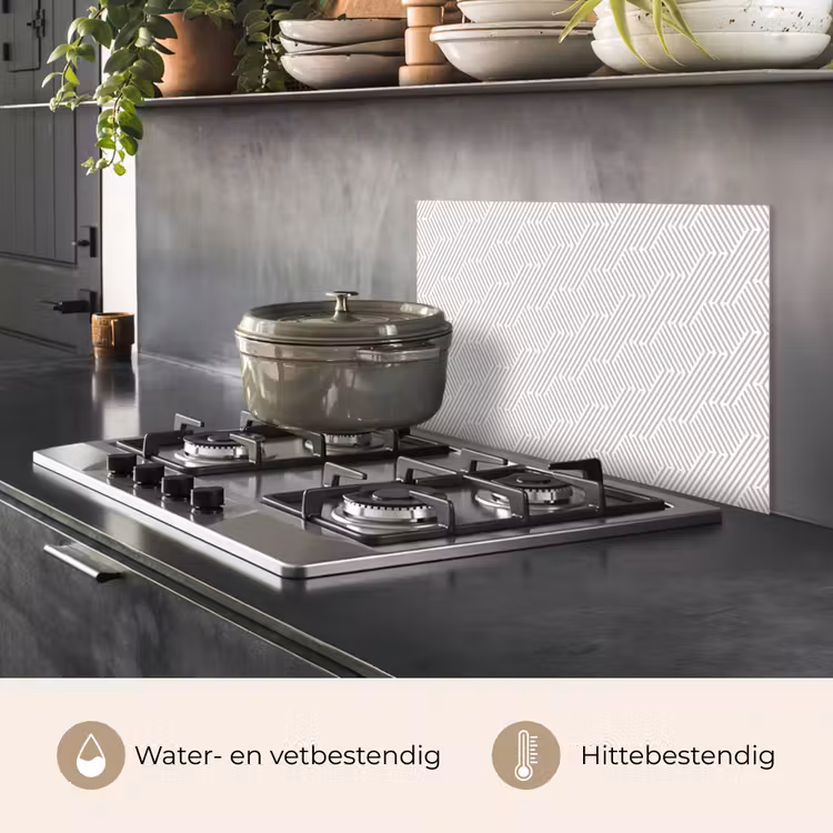 Grafisch - Patroon - Modern -  Geometrisch keuken achterwand spatscherm klein 900 -usp_NL