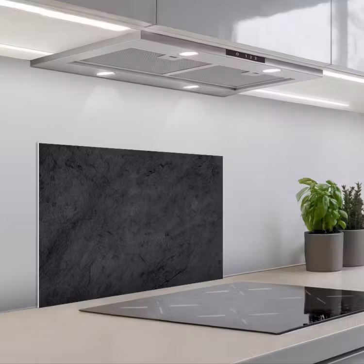 Grijs - Cement - Beton - Industrieel - Structuur keuken achterwand spatscherm klein -3d_schuin