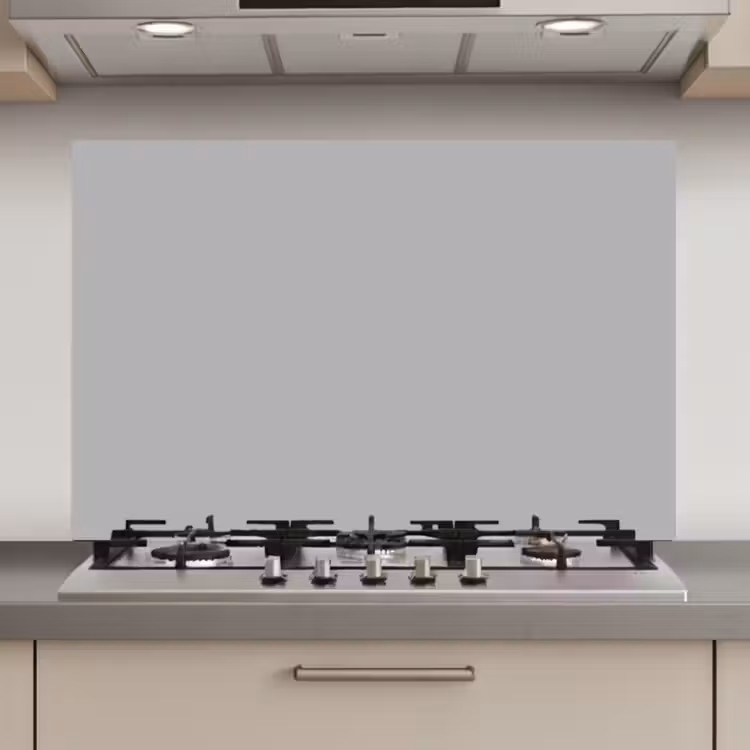 Grijs - Effen print keuken achterwand spatscherm klein 900 -3d_website