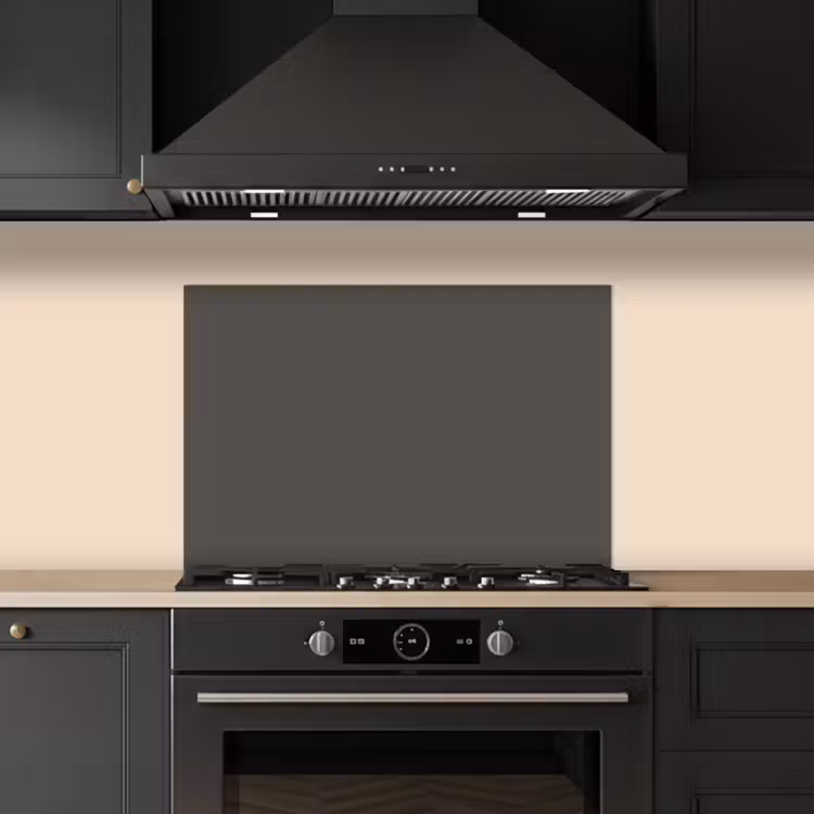 Grijs - Kleuren - Effen keuken achterwand spatscherm klein 900 -sfeer1