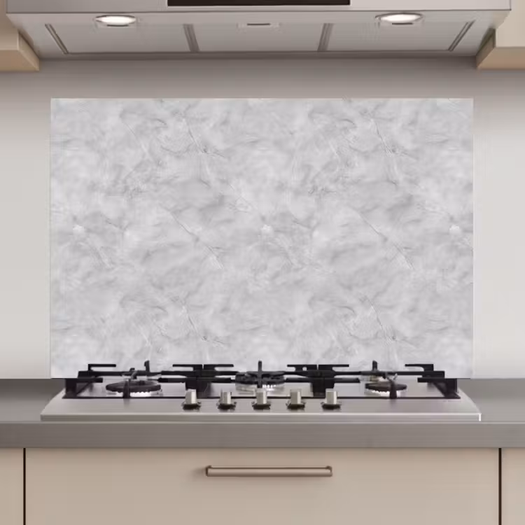 Grijs - Marmer - Mat keuken achterwand spatscherm klein 900 -3d_website