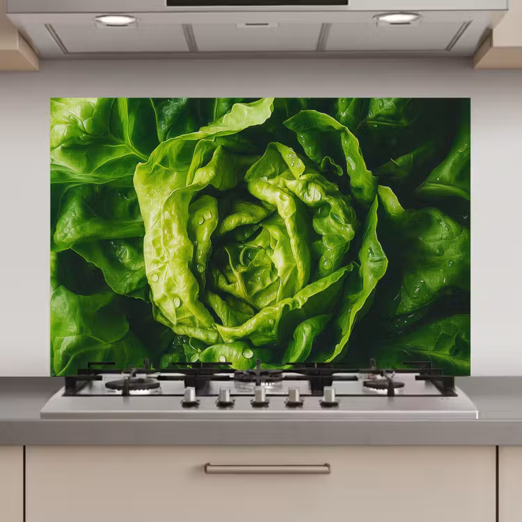 Groente - Sla - Groen keuken achterwand spatscherm klein -3d_website
