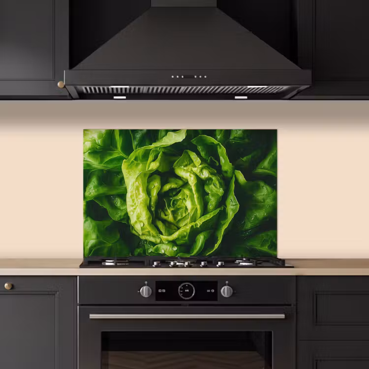 Groente - Sla - Groen keuken achterwand spatscherm klein -sfeer1