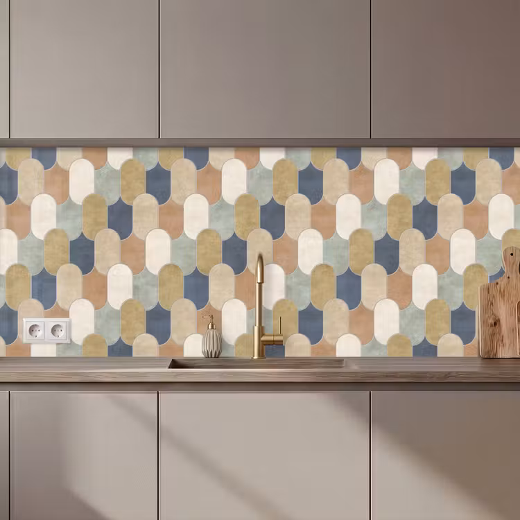 Keuken achterwand - Harmonie - Patroon - Kleurrijk